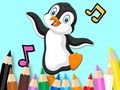 Laro Pangkulay na Aklat: Dancing Penguin  online