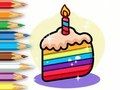 Laro Pangkulay na Aklat: Birthday Cake  online
