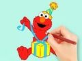 Laro Pangkulay na Aklat: Elmo Gift  online