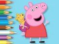 Laro Pangkulay na Aklat: Peppa With Toy Bear  online