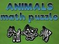 Laro Mga Puzzle ng Animals Math  online