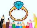 Laro Pangkulay na Aklat: Gemstone Ring  online