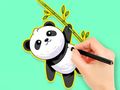 Laro Pangkulay na Aklat: Panda Eat Bamboo  online