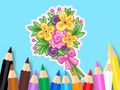 Laro Pangkulay na Aklat: Love Bouquet  online