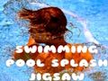Laro Swimming pool splash jigsaw online