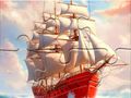 Laro Jigsaw puzzle: puting bangka sa paglalayag online