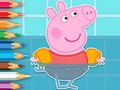 Laro Pangkulay na Aklat: Peppa Swimming  online