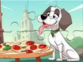 Laro Jigsaw puzzle: aso kumakain ng pizza online