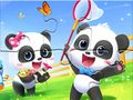 Laro Jigsaw Puzzle: Baby Panda Spring Outing online