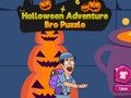 Laro Halloween Adventure bro puzzle online