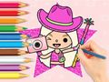Laro Pangkulay na Aklat: Toca Boca World  online