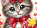 Laro Jigsaw Puzzle: Rose Cat online