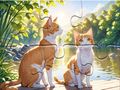 Laro Jigsaw Puzzle: Mga Pusang Magkapares  online