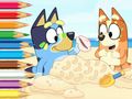 Laro Pangkulay na Aklat: Bluey Sa Beach  online