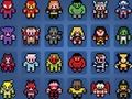 Laro Mga larawan sa pamamagitan ng mga numero ng superhero online