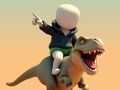 Laro Stickman. Dinosaur Arena online