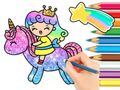 Laro Pangkulay na Aklat: Unicorn Princess  online