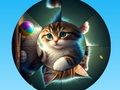 Laro Round Jigsaw Puzzle Kolektahin ang mga larawan na may mga cute na kuting online
