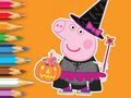 Laro Pangkulay na Aklat: Peppa Pig Halloween  online