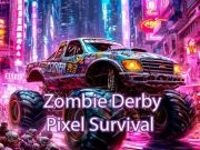 Laro Survival ng Zombie Derby Pixel online