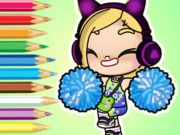 Laro Pangkulay na Aklat: Avatar World Cheerleader  online