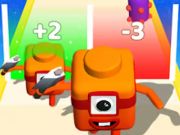 Laro Pagsamahin ang Number Cube: 3D Run Game  online
