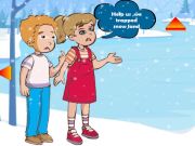 Laro Nakatakas ang Magkapatid sa Snow Land  online