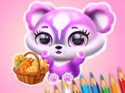 Laro Pangkulay na Aklat: Fluffy Picnic  online