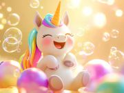 Laro Jigsaw Puzzle: Unicorn bubble masaya online