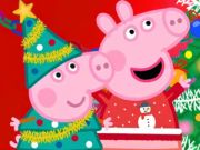 Laro Jigsaw Puzzle: Paghahanda sa Pasko ng Peppa Pig  online
