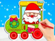 Laro Pangkulay na Aklat: Tren ng Pasko  online