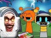 Laro Sprunki Castle Panic SkiBidi Toilet online