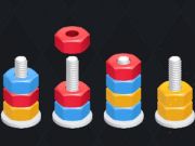 Laro Nuts Puzzle: Pag-uuri ng Kulay  online