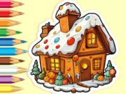 Laro Pangkulay na Aklat: Christmas Candy House  online