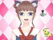 Laro Ang cute na anime na batang babae ay nagbibihis online
