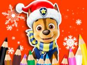 Laro Pangkulay na Aklat: Paw Patrol Christmas  online