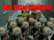 Laro Tumakbo mula sa mga zombie!  online