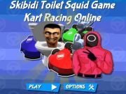 Laro Skididi toilet squid game kart racing online  online