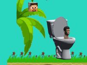 Laro Spinning SkiBidi Toilet Flappy Minecraft online