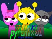Laro Sprunki Pyramixed: Night Edition online