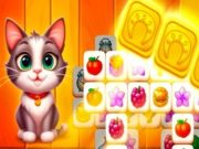 Laro Cat Town tile match puzzle online