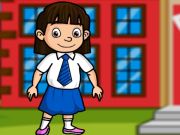 Laro Iligtas ang maliit na batang babae mula sa paaralan  online
