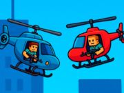 Laro Helicopter Battle Steve 2 Player  online