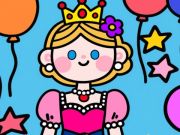 Laro Kulay sa pamamagitan ng code: Little Princess  online