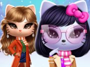 Laro Kitty Squad Winter Dress Up  online