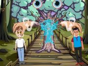 Laro I-save ang mga kaibigan mula sa mystical tree online