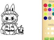 Laro Halloween Labubu Coloring & Drawing Game online