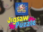 Laro Cute na mga puzzle ng jigsaw ng baka online