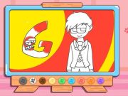 Laro Kulay ng libro: alpabeto lore g online