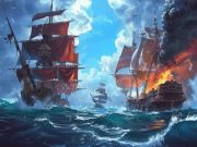 Laro Mga barko ng Pirate: Bumuo at lumaban online